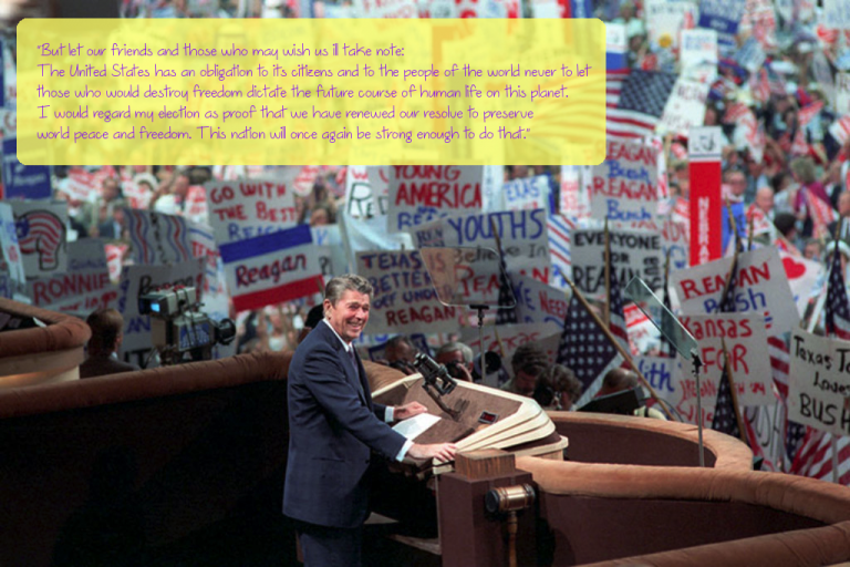 35 Reagan 84 Nomination