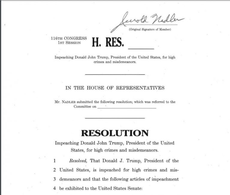 Articles of Impeachment