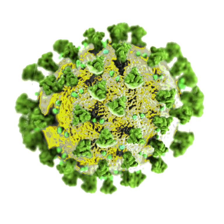 Corona2 Mutated Green Yellow