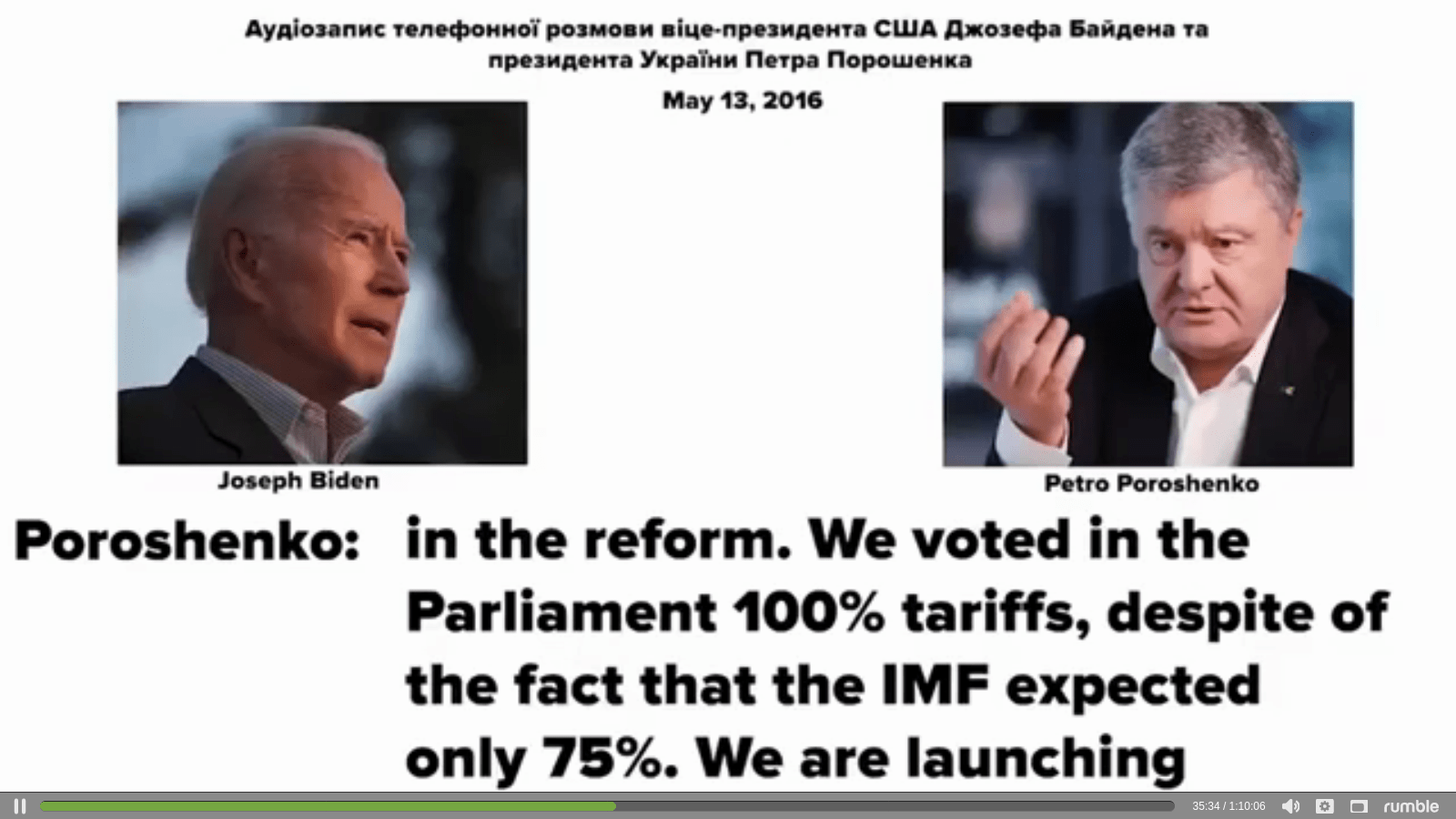 Biden and Ukraine Coal